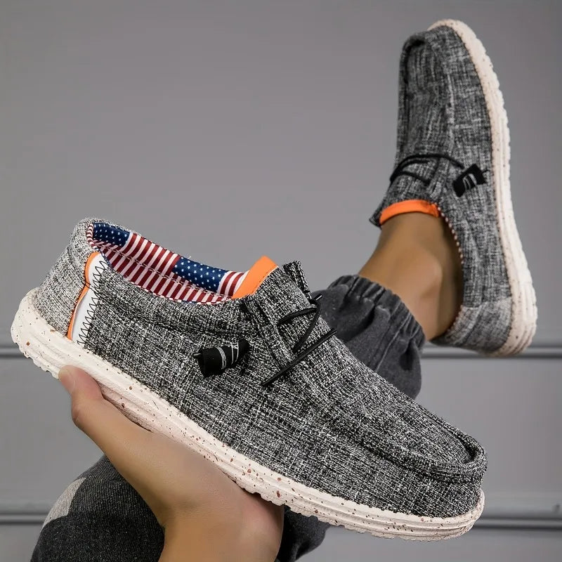 Sneakers Canvas Slip-On Homme Légers – CLEVI Paris
