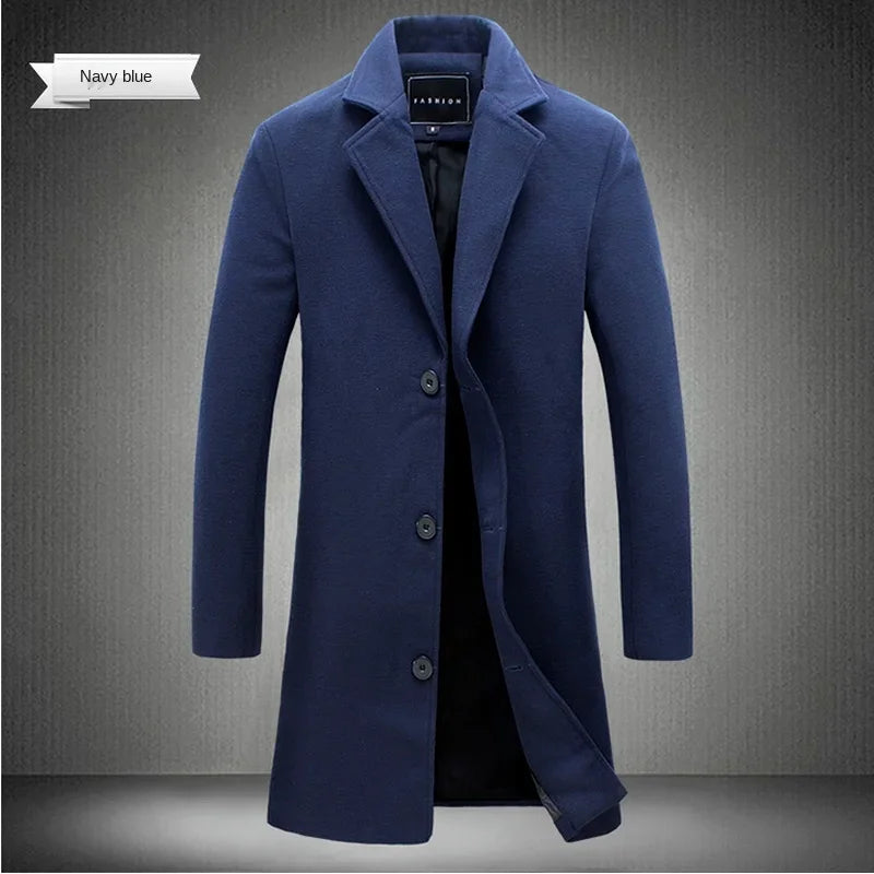Manteau Homme Long en Coton – CLEVI Paris