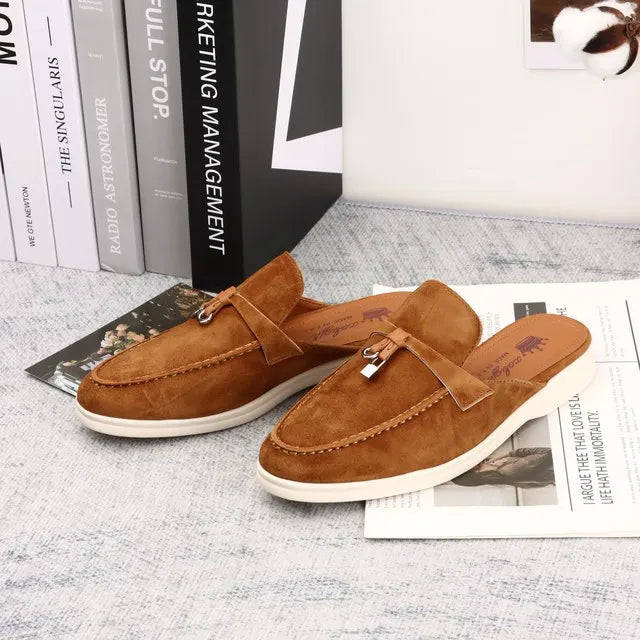 Sandales femme plates à enfiler – CLEVI Paris