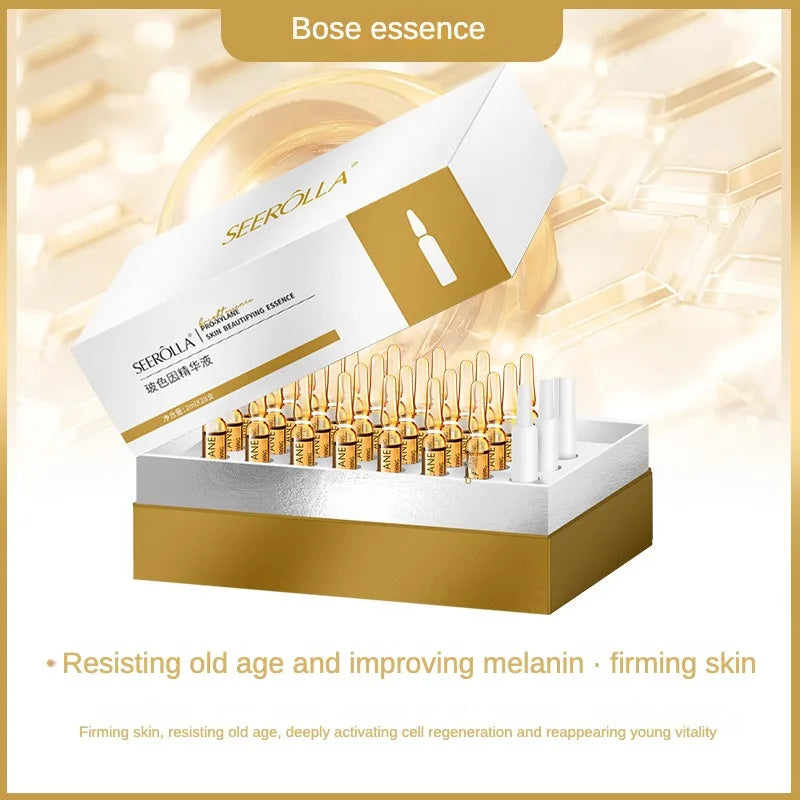 Set Ampoules Visage 28 pcs – Astaxanthine, Peptides, Rose, Niacinamide & Acide Hyaluronique – Anti-Rides & Éclaircissant – CLEVI Paris