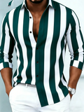 Chemise rayée 3D homme – CLEVI Paris