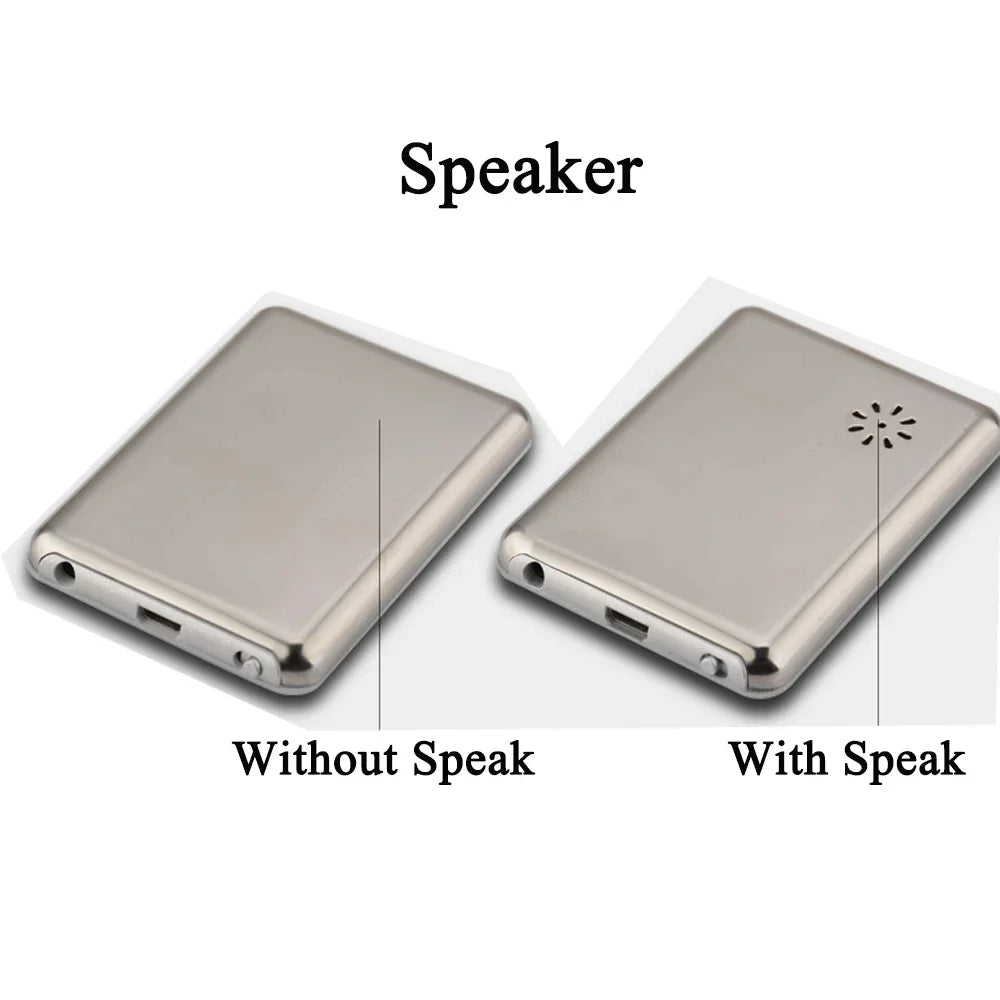 Lecteur MP3 HiFi Aluminium – Écran 1,8", FLAC/APE, Paroles Sync, 4 Couleurs | 4–32 Go