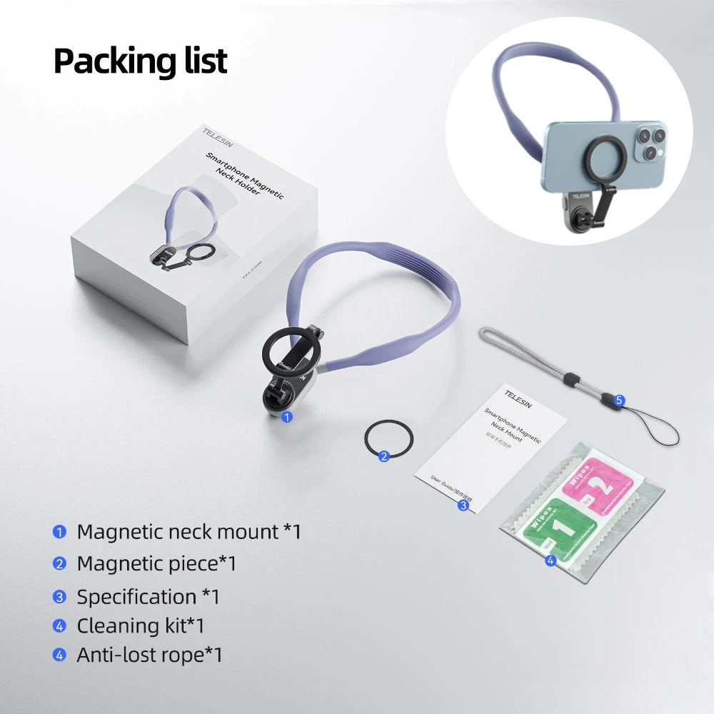 Support de cou caméra et smartphone – CLEVI Paris