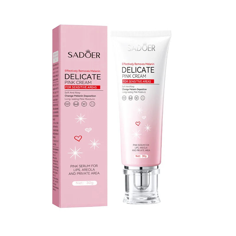 Baume à Lèvres Éclat Rose SADOER – Soin Lèvres Nourrissant & Exfoliant 30g – CLEVI Paris