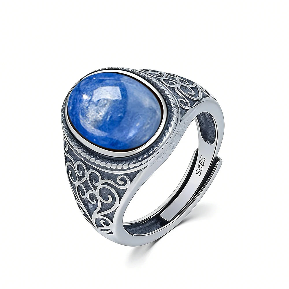 Bague Homme Œil de Tigre Argent 925 – CLEVI Paris