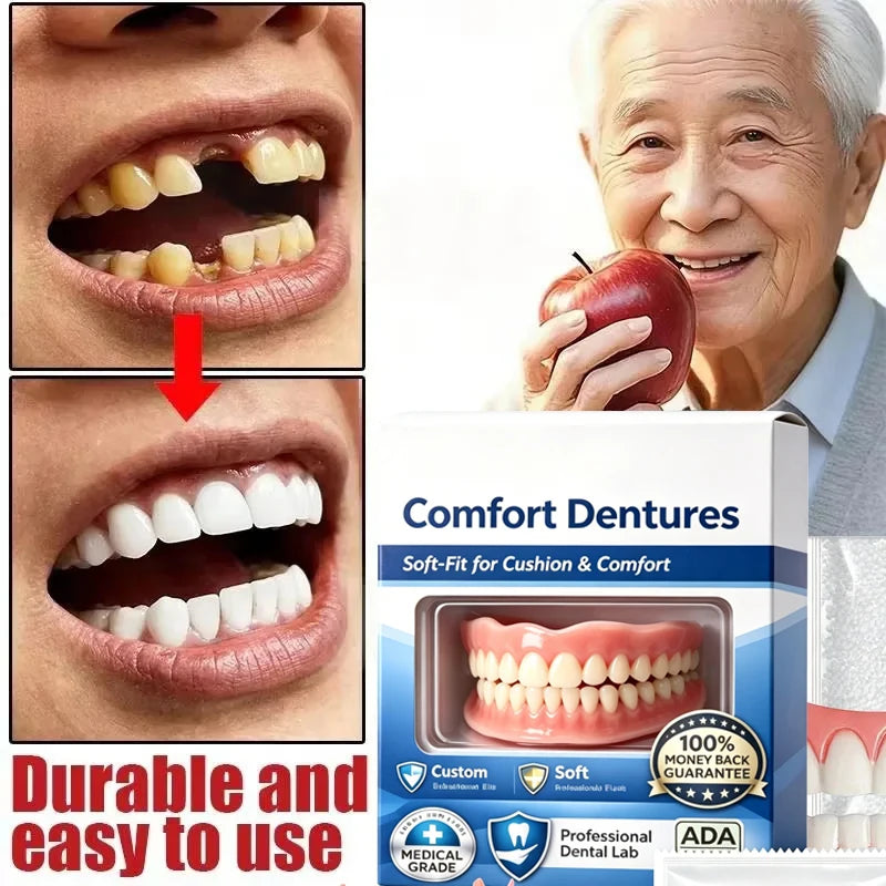 Dents artificielles en silicone haut et bas – CLEVI Paris