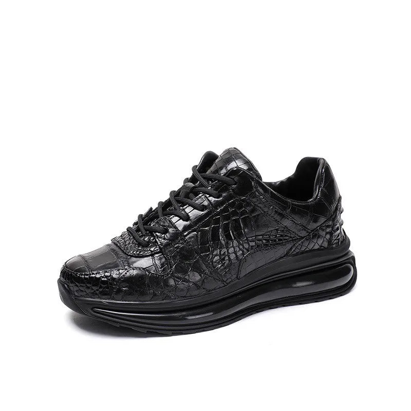 Sneakers basses homme noires à lacets – CLEVI Paris