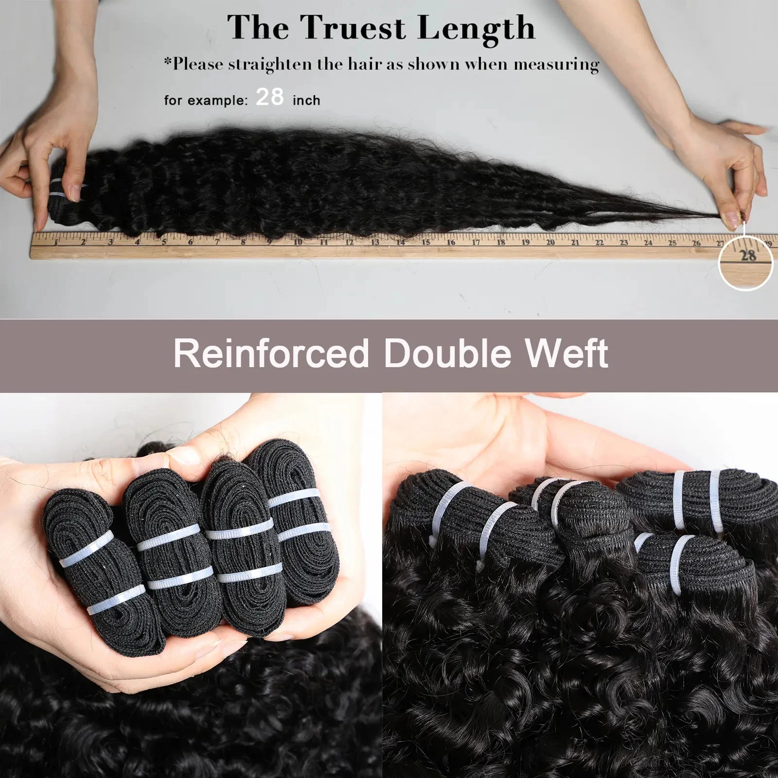 Mèches Burmese Curly Remy Hair 12A/14A – CLEVI Paris