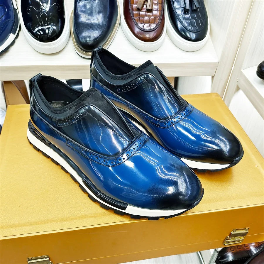 Chaussures homme en cuir à enfiler G22-32 – CLEVI Paris