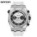 Montre Militaire Double Affichage SANDA 7027 Homme PU – CLEVI Paris