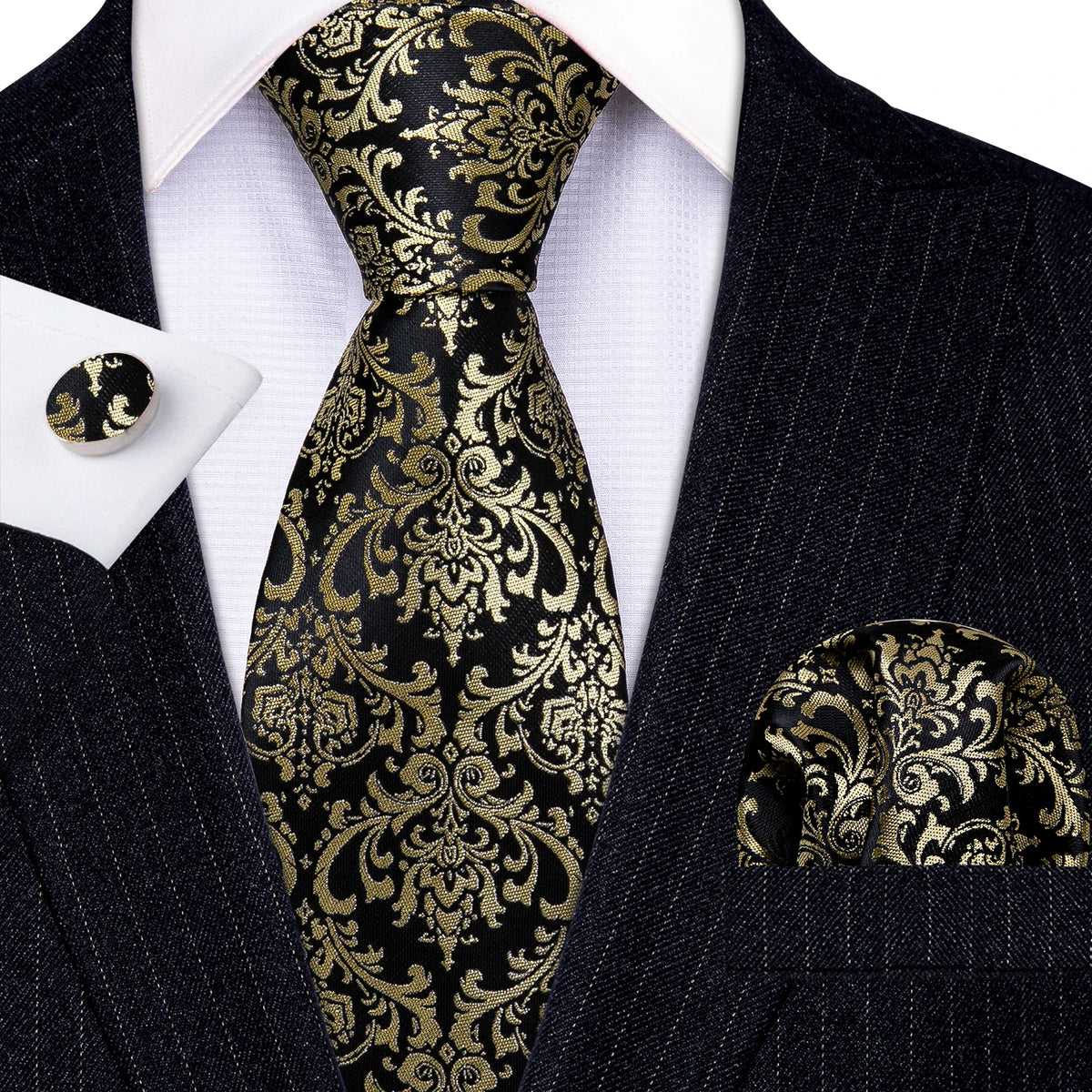 Ensemble Cravate Jacquard Homme – CLEVI Paris