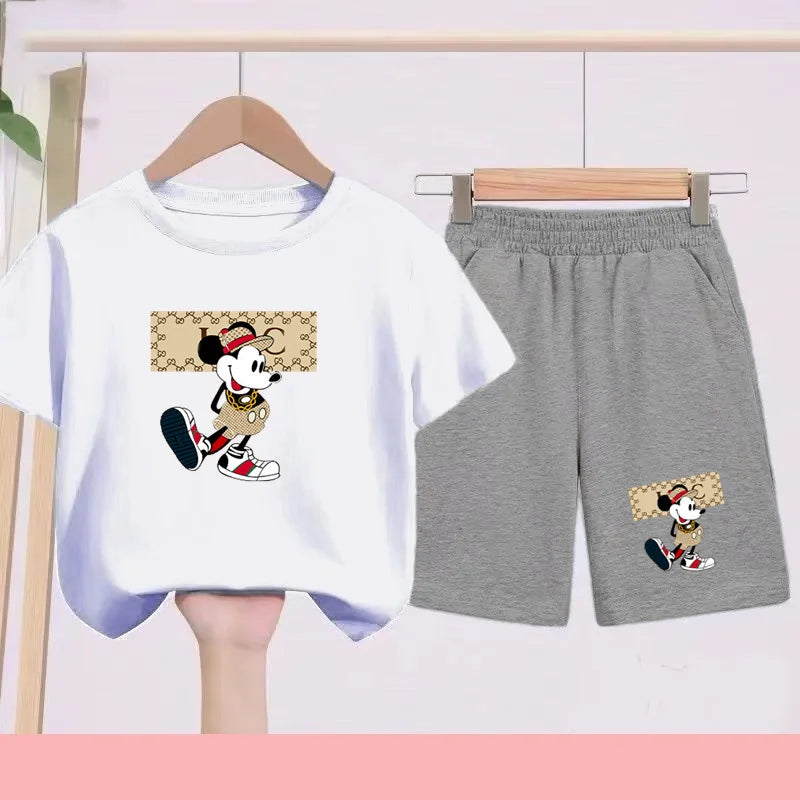 Ensemble enfant décontracté haut et short – CLEVI Paris