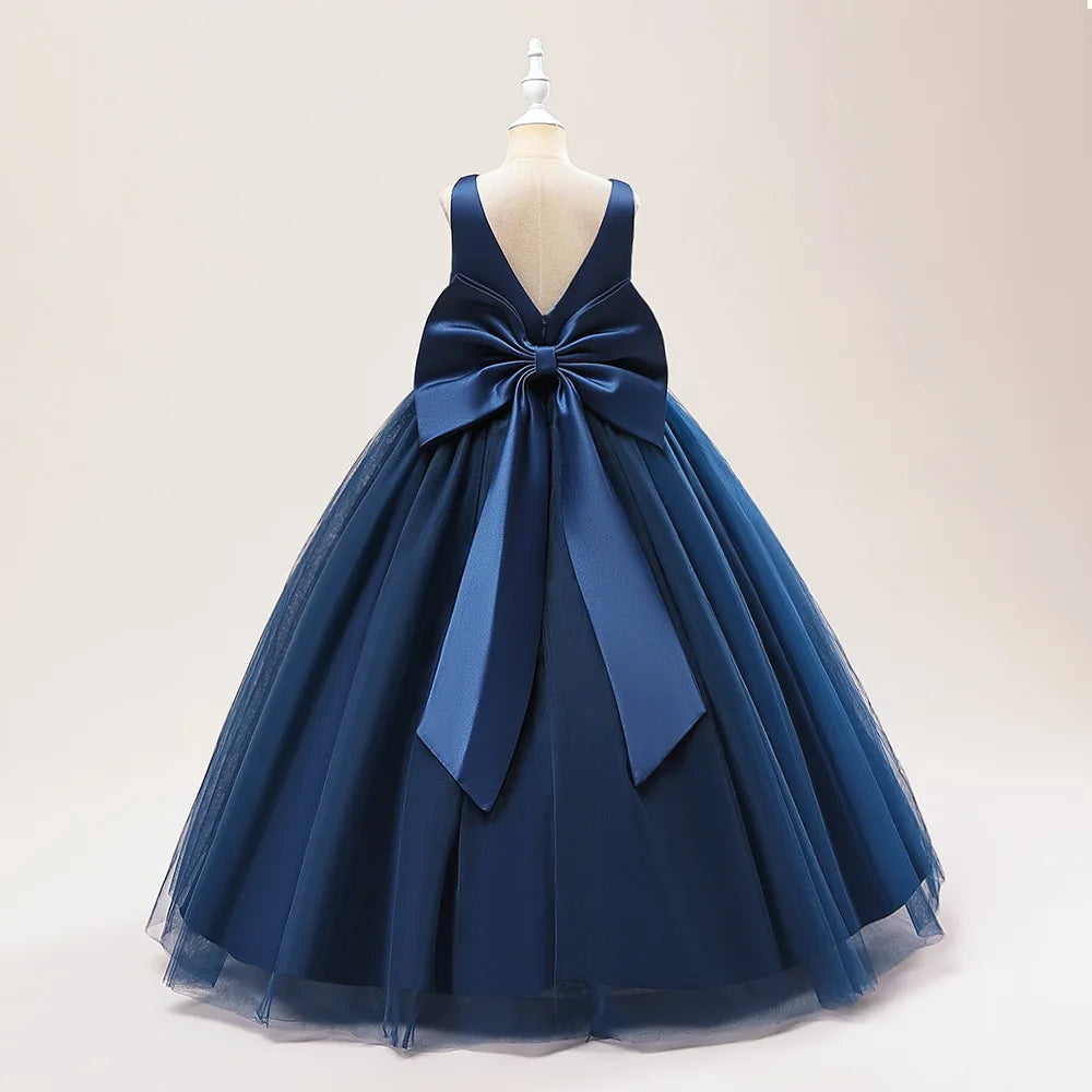 Robe cérémonie fille en dentelle LP-505 – CLEVI Paris