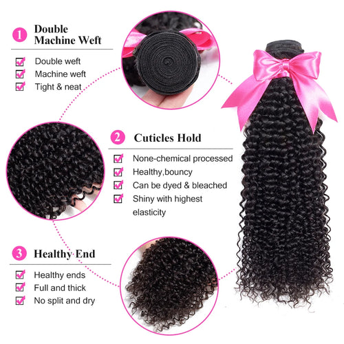 Brazilian Kinky Curly Remy Hair Bundles – CLEVI Paris