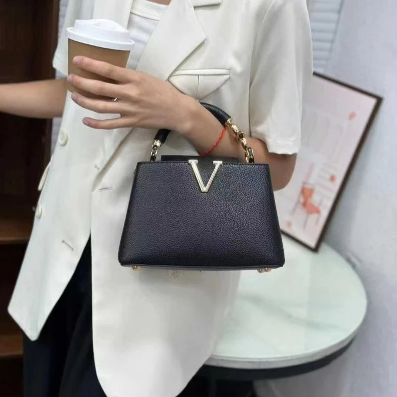 Sac Bandoulière Femme Tissu Tote Classique Élégant 8 Coloris – CLEVI Paris