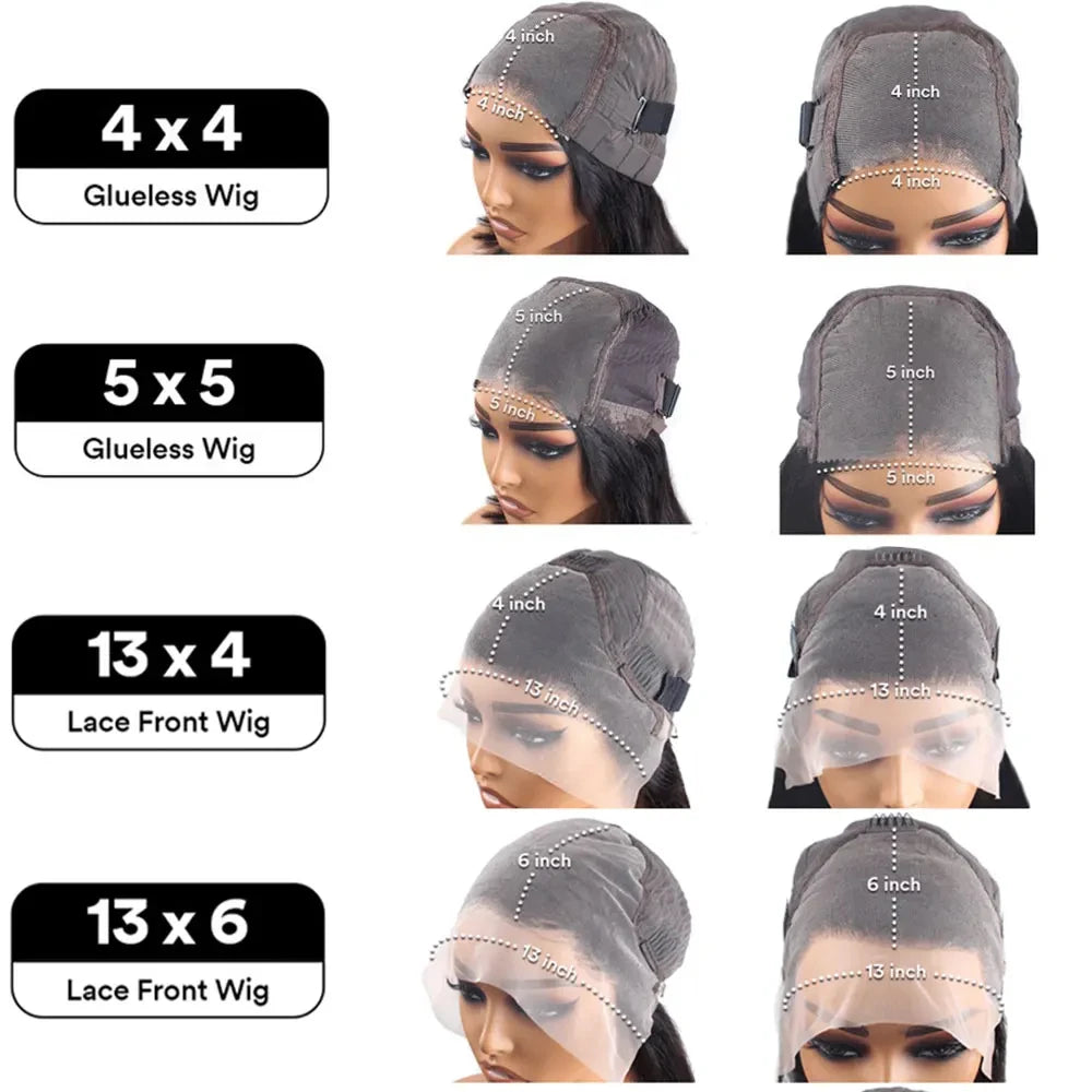Perruque Lace Front HD Straight Cheveux Humains Brésiliens 13x4 13x6 4x4 5x5 – CLEVI Paris