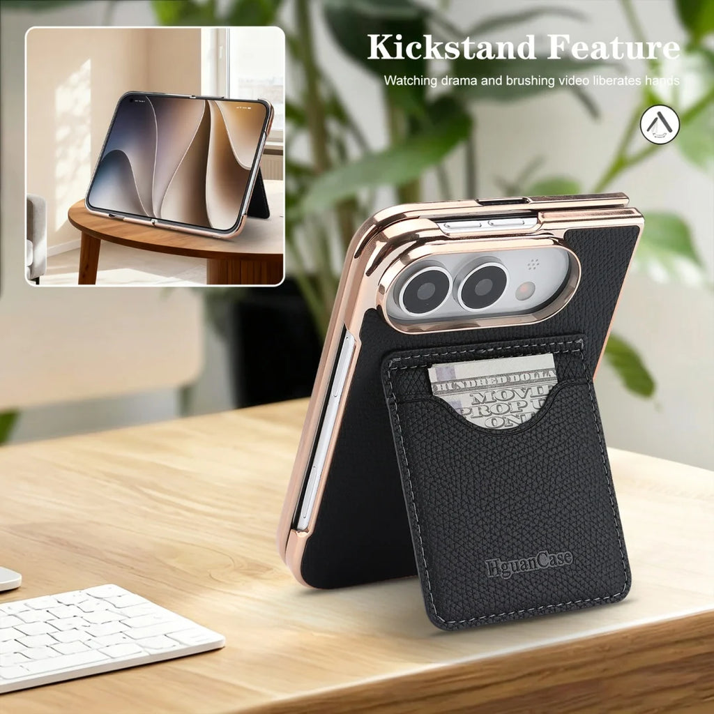 Étui iPhone Duo mat avec support pliable – CLEVI Paris