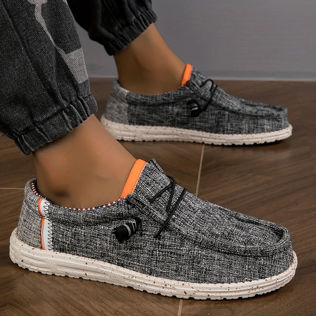 Sneakers Canvas Slip-On Homme Légers – CLEVI Paris