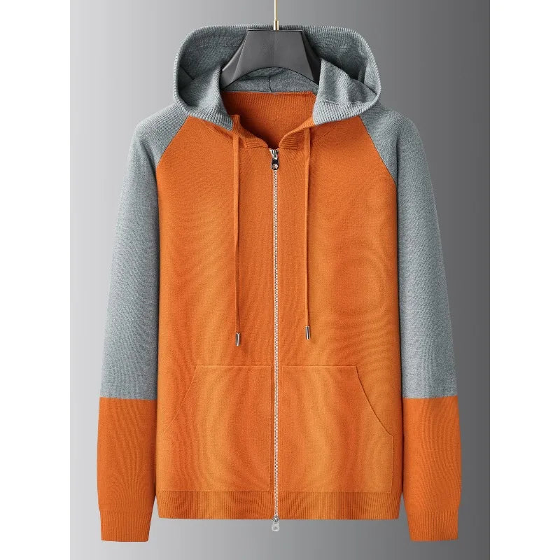 Ensemble homme Minglu en maille bicolore – CLEVI Paris