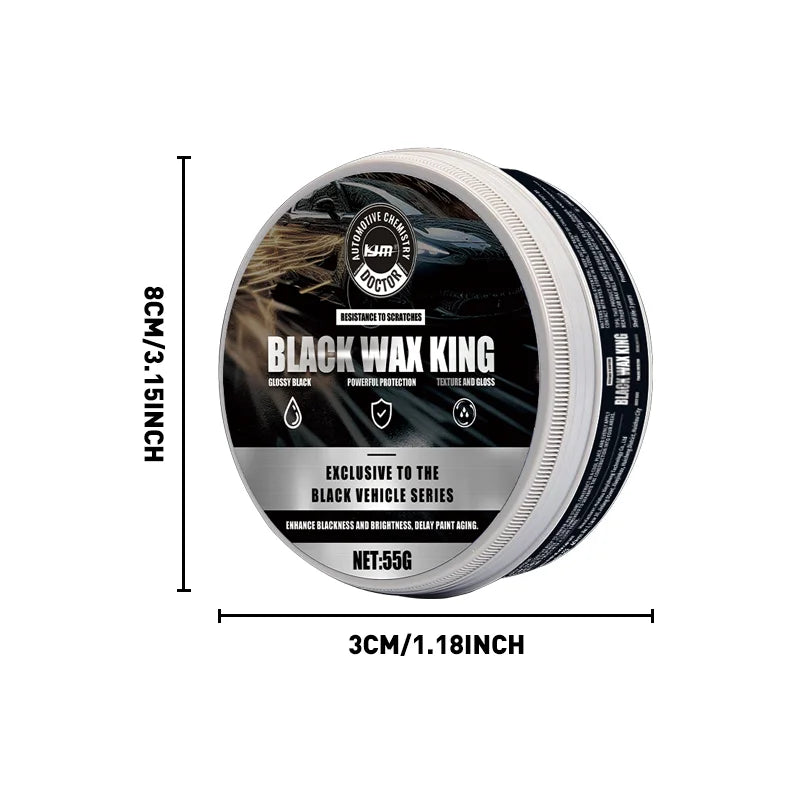 Cire noire pour carrosserie 55 g – CLEVI Paris