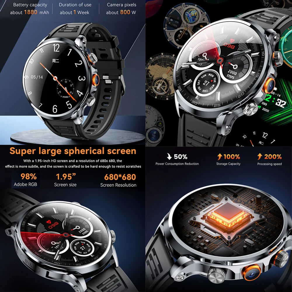 Montre Connectée 4G AMOLED BAOAIQI GPS SIM Google Play – CLEVI Paris