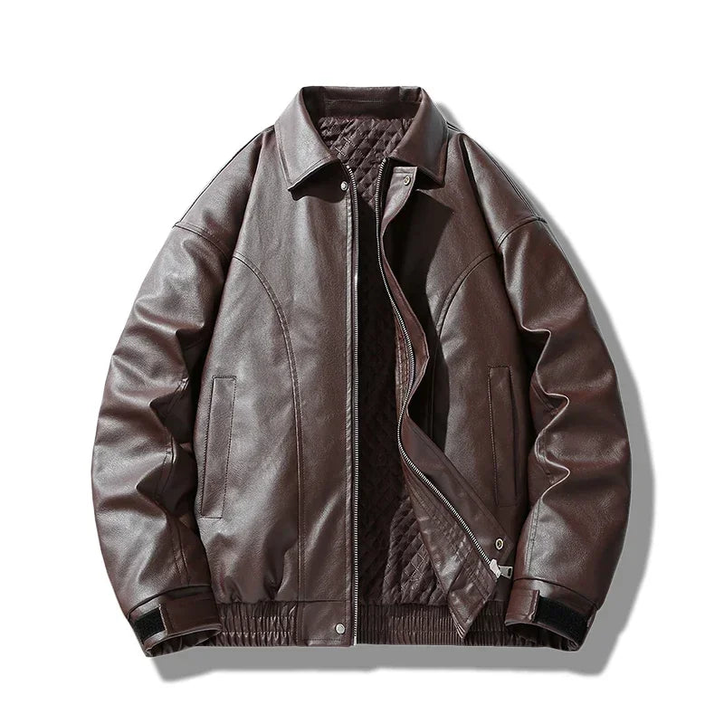 Veste homme zippée à col rabattu et poches – CLEVI Paris