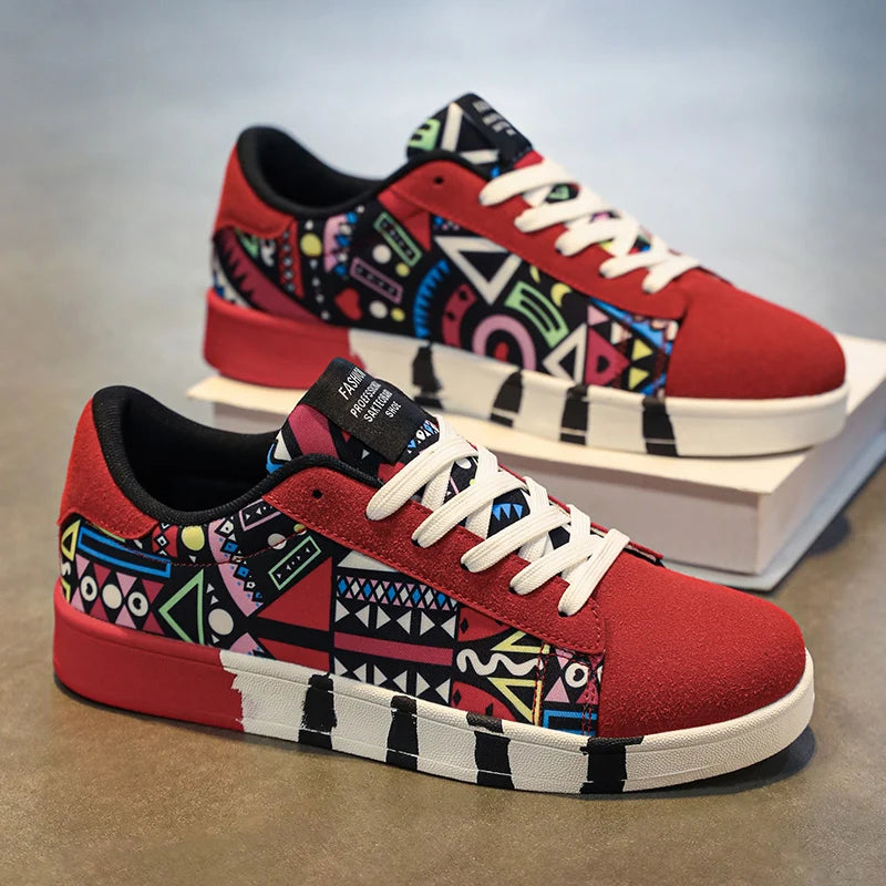 Sneakers Basses Canvas Homme Respirantes Légères Streetwear – CLEVI Paris