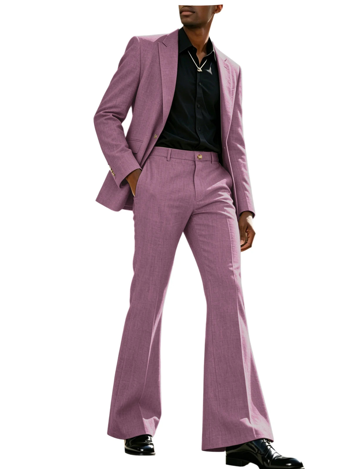 Costume Homme Lin Évasé 2 Pièces – CLEVI Paris