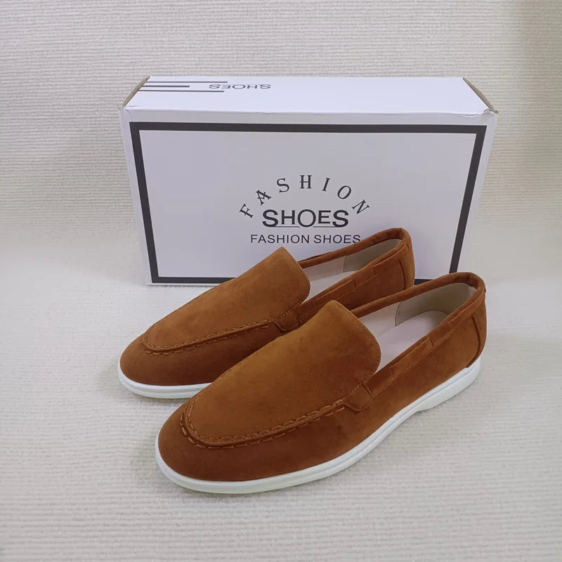 Mocassins Suède Homme Slip-On – CLEVI Paris