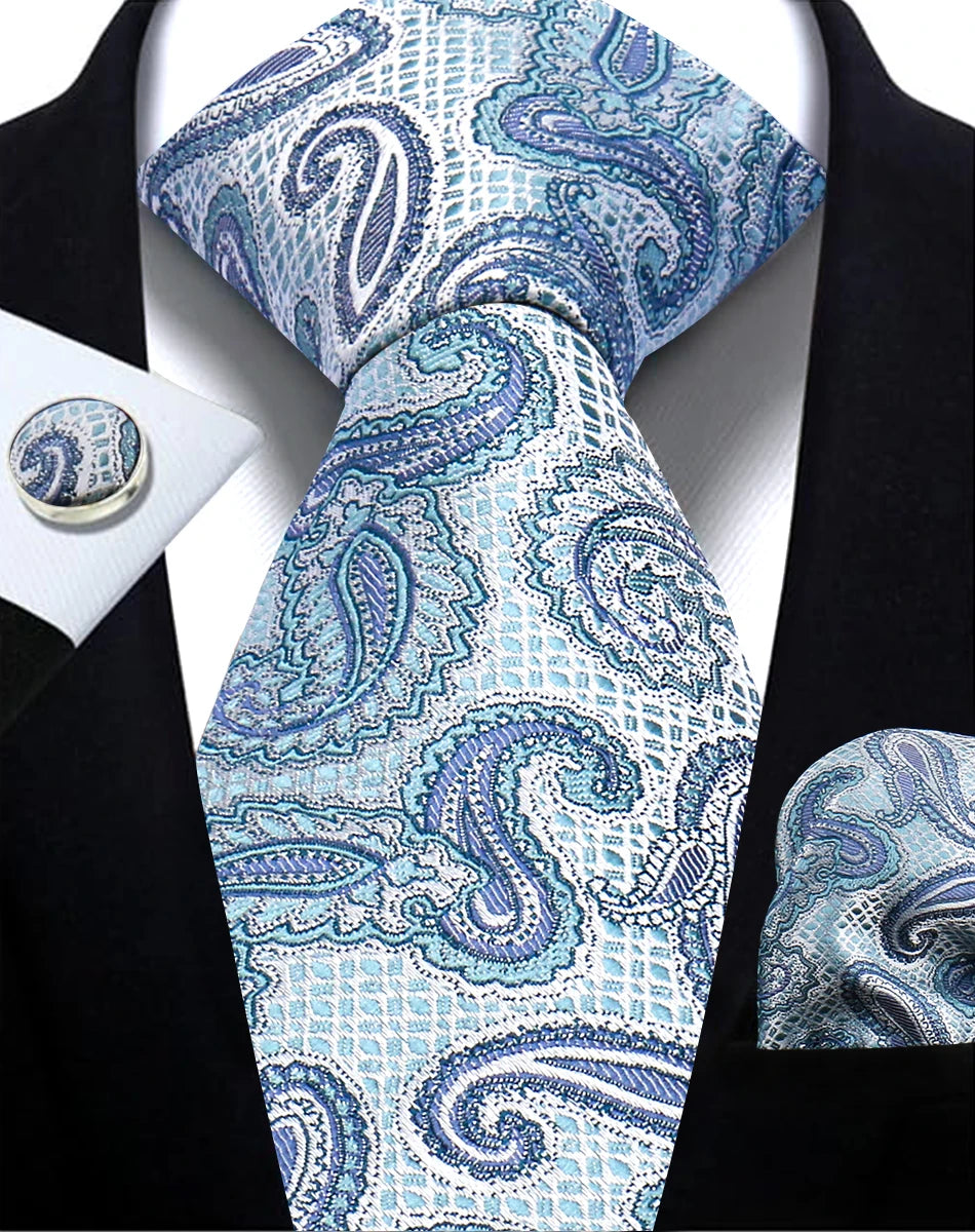 Cravate Paisley Homme et Pochette – CLEVI Paris