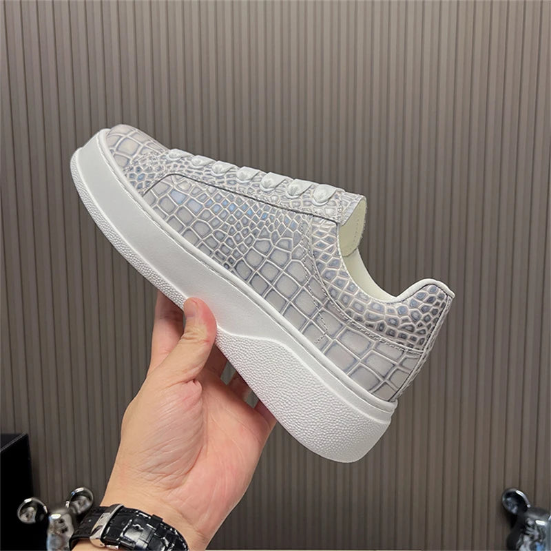 Sneakers homme à semelle épaisse – CLEVI Paris
