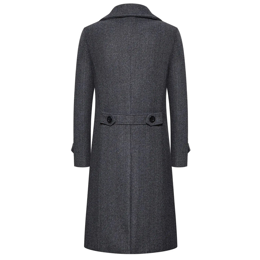 Manteau long croisé homme – CLEVI Paris