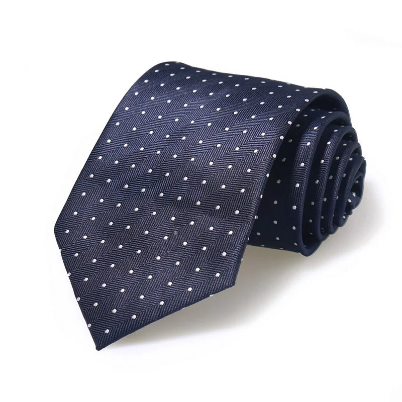 Cravate homme à pois 8 cm – CLEVI Paris