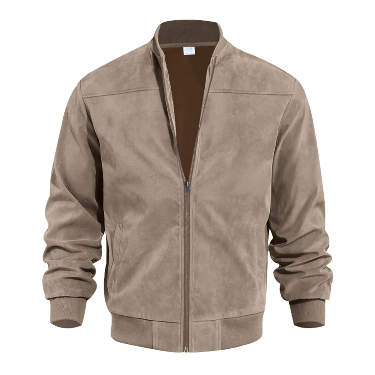 Veste homme zippée à col rond, style rétro – CLEVI Paris