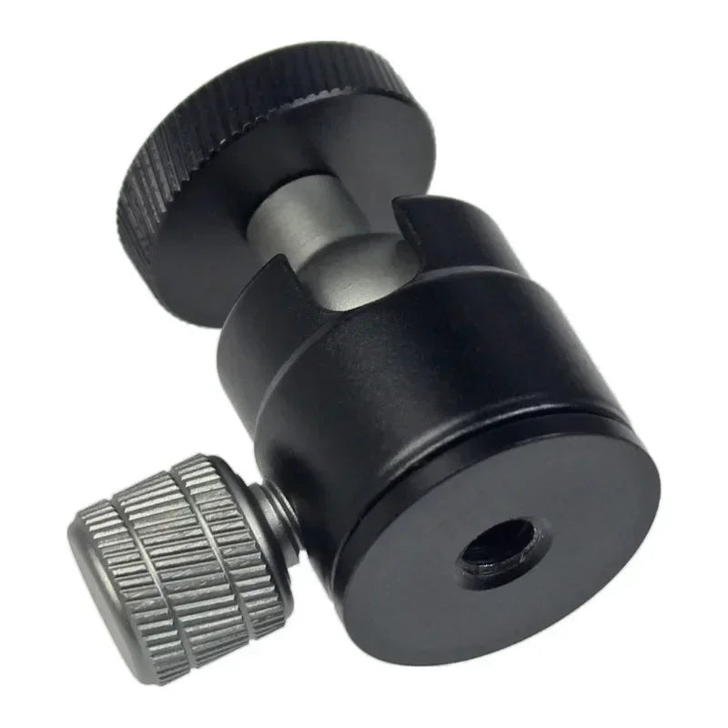 Mini rotule aluminium 360° à vis 1/4 – CLEVI Paris