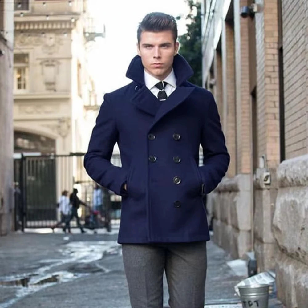 Caban homme double boutonnage – CLEVI Paris