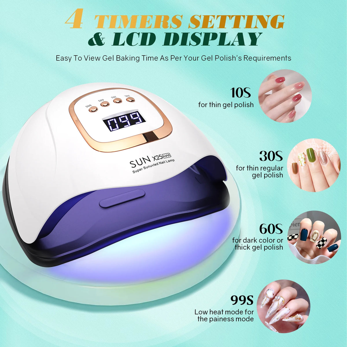 Lampe UV LED pour ongles 81 LED – CLEVI Paris