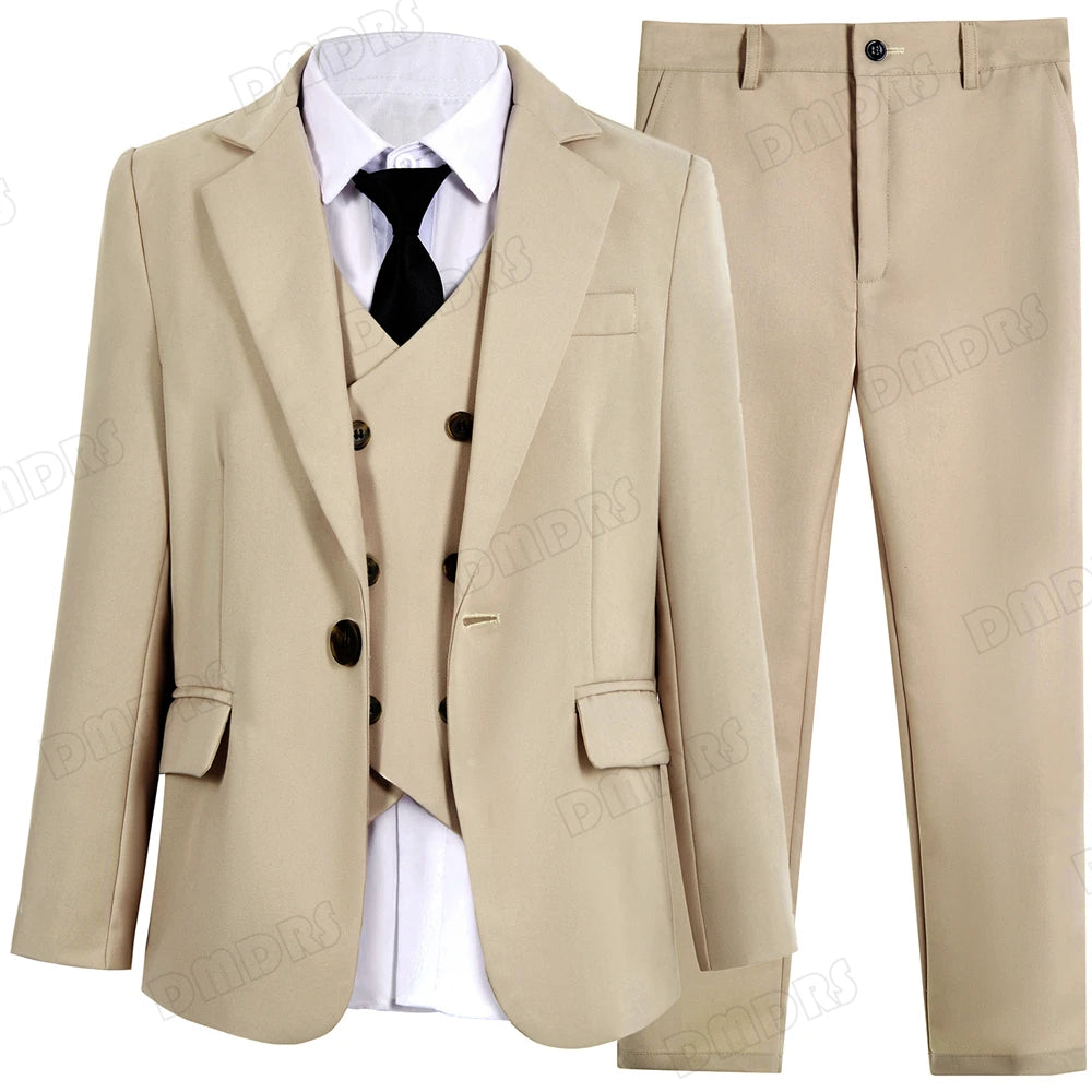Costume garçon coupe ajustée HH019 – CLEVI Paris