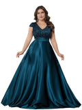 Robe longue satinée pailletée manches courtes – CLEVI Paris