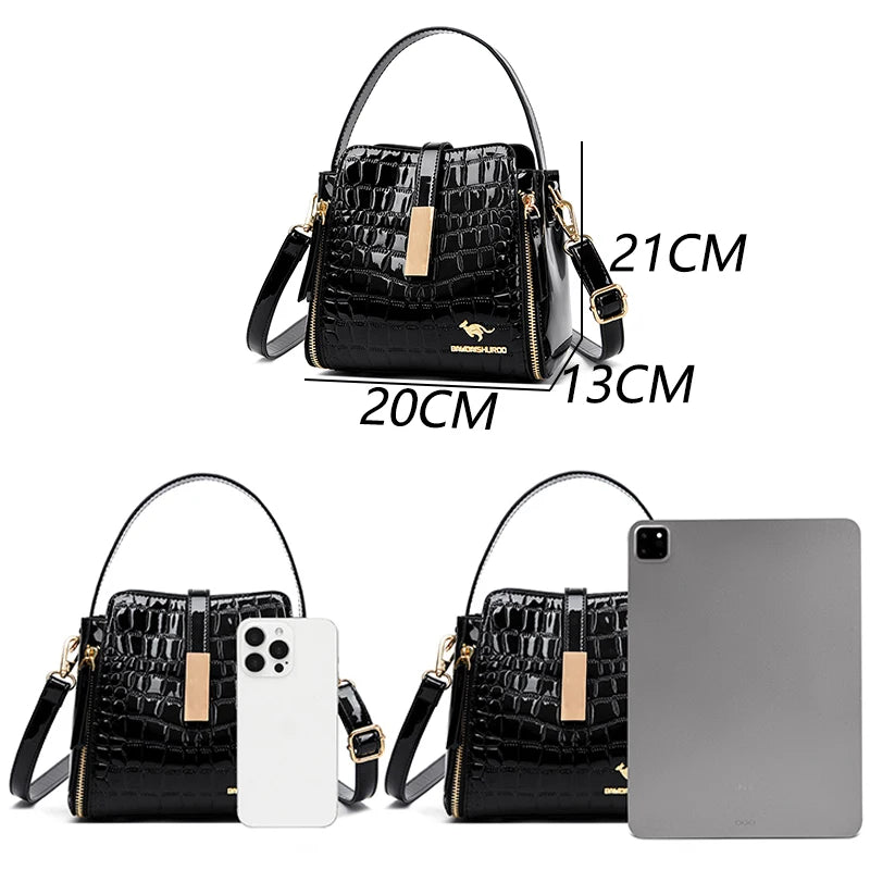 Sac à bandoulière femme à poches – CLEVI Paris