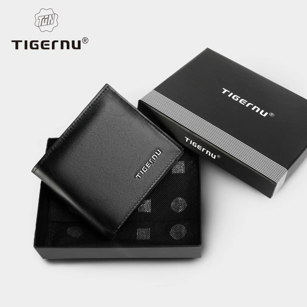 Portefeuille Slim Homme Anti-RFID Cuir PU Léger Boîte Cadeau – CLEVI Paris