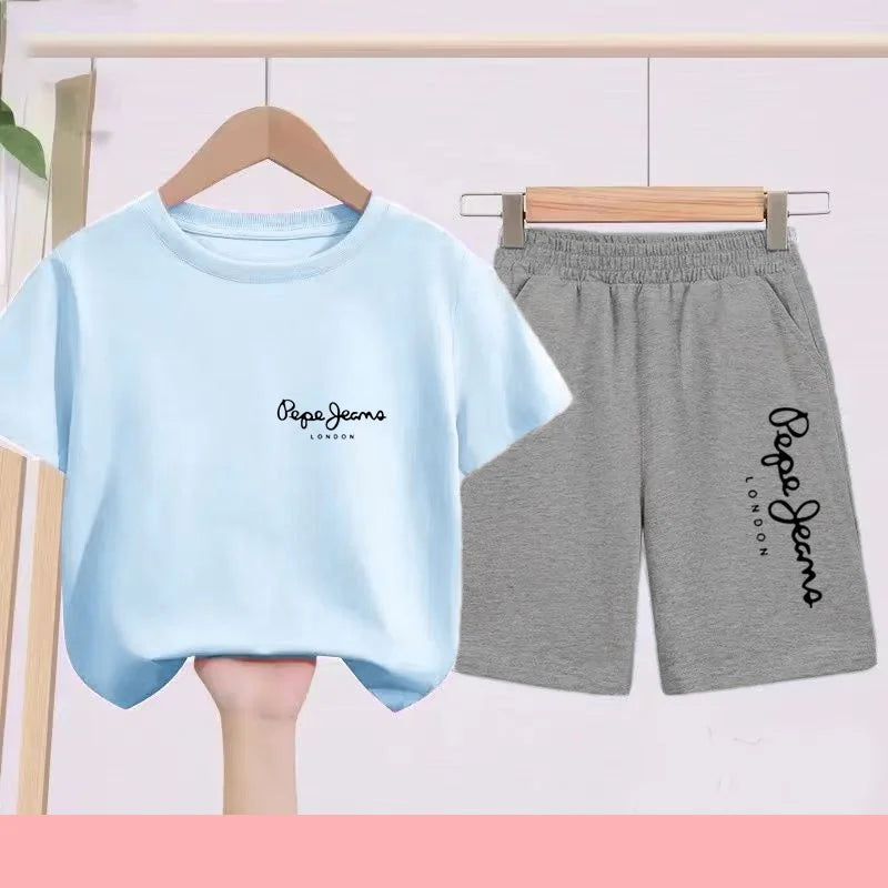 Ensemble enfant haut et short sportswear – CLEVI Paris