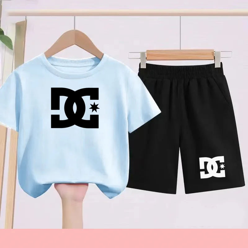 Ensemble enfant imprimé haut et short – CLEVI Paris