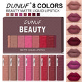 Coffret 8 Rouges à Lèvres Liquides Mat Velvet Tube Carré Waterproof – CLEVI Paris