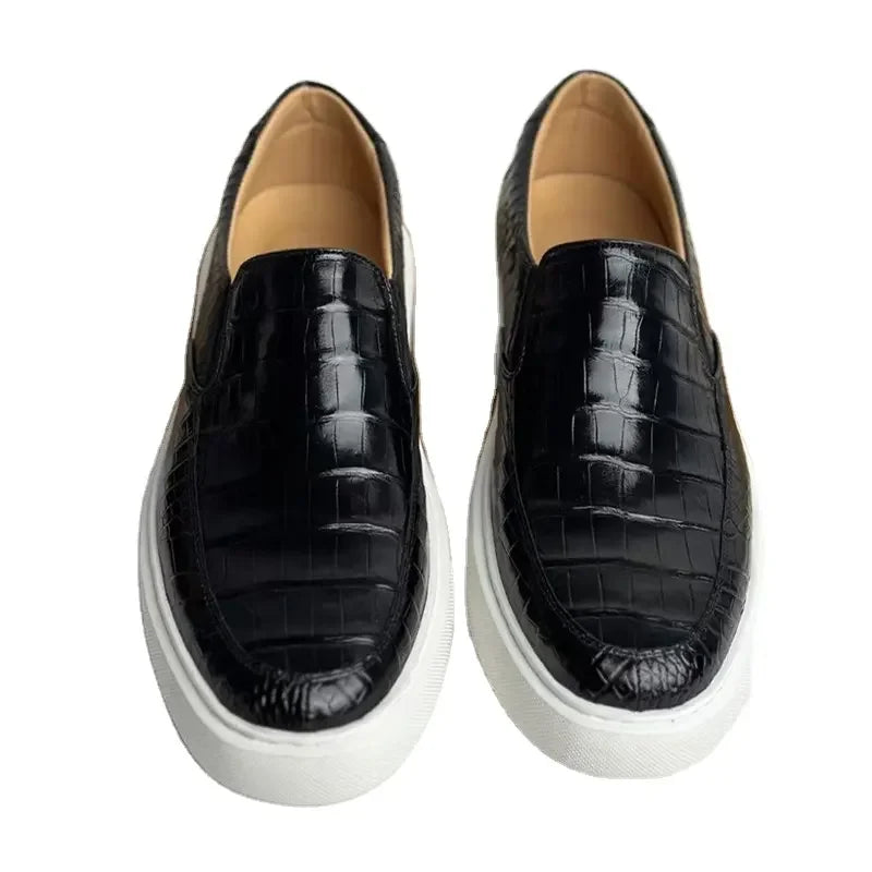 Mocassins Peau de Crocodile Homme – CLEVI Paris