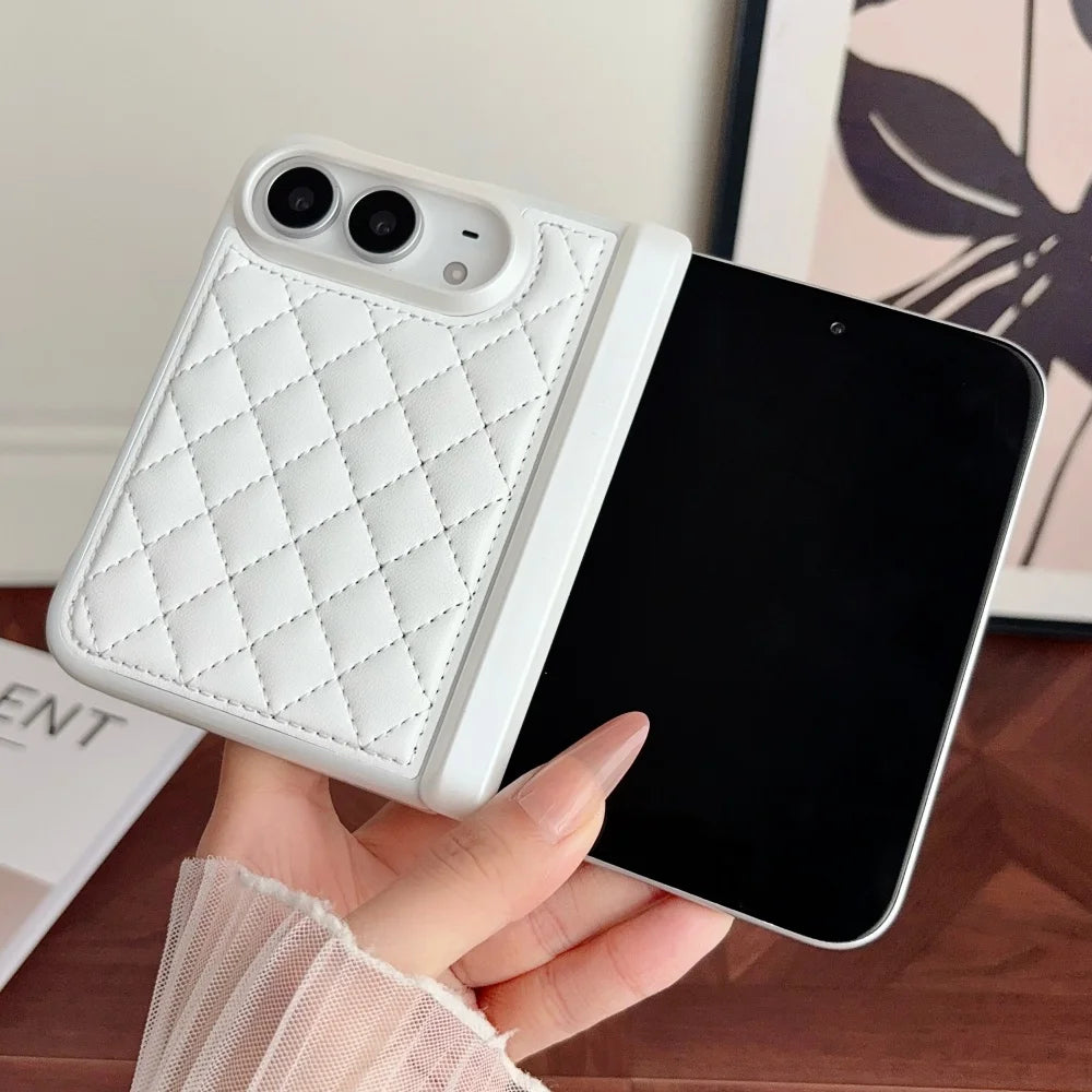Coque iPhone Duo souple motif losanges – CLEVI Paris