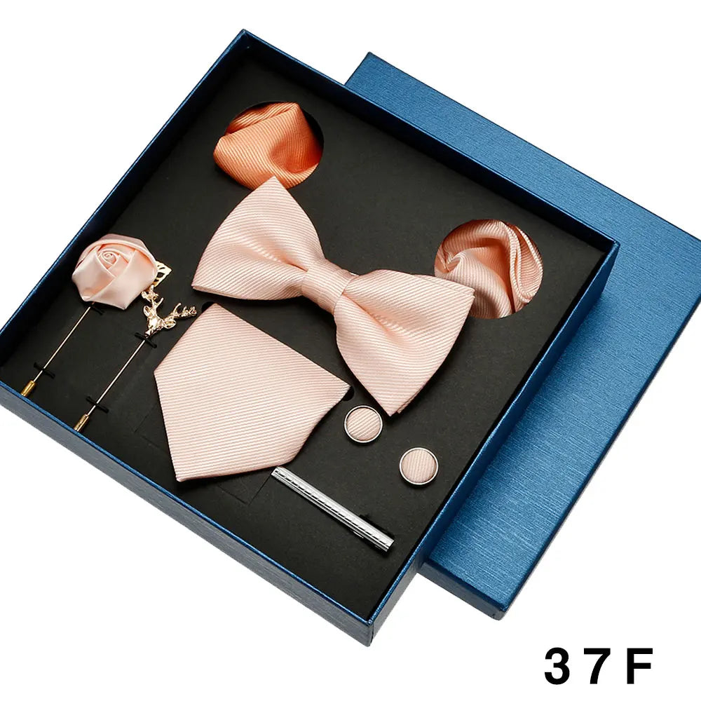Coffret homme 8 pièces, cravate et accessoires – CLEVI Paris
