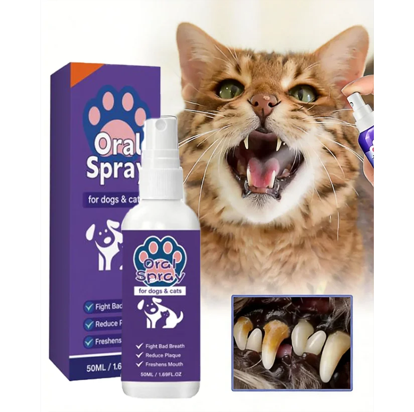 Spray bucco-dentaire pour chiens & chats – CLEVI Paris