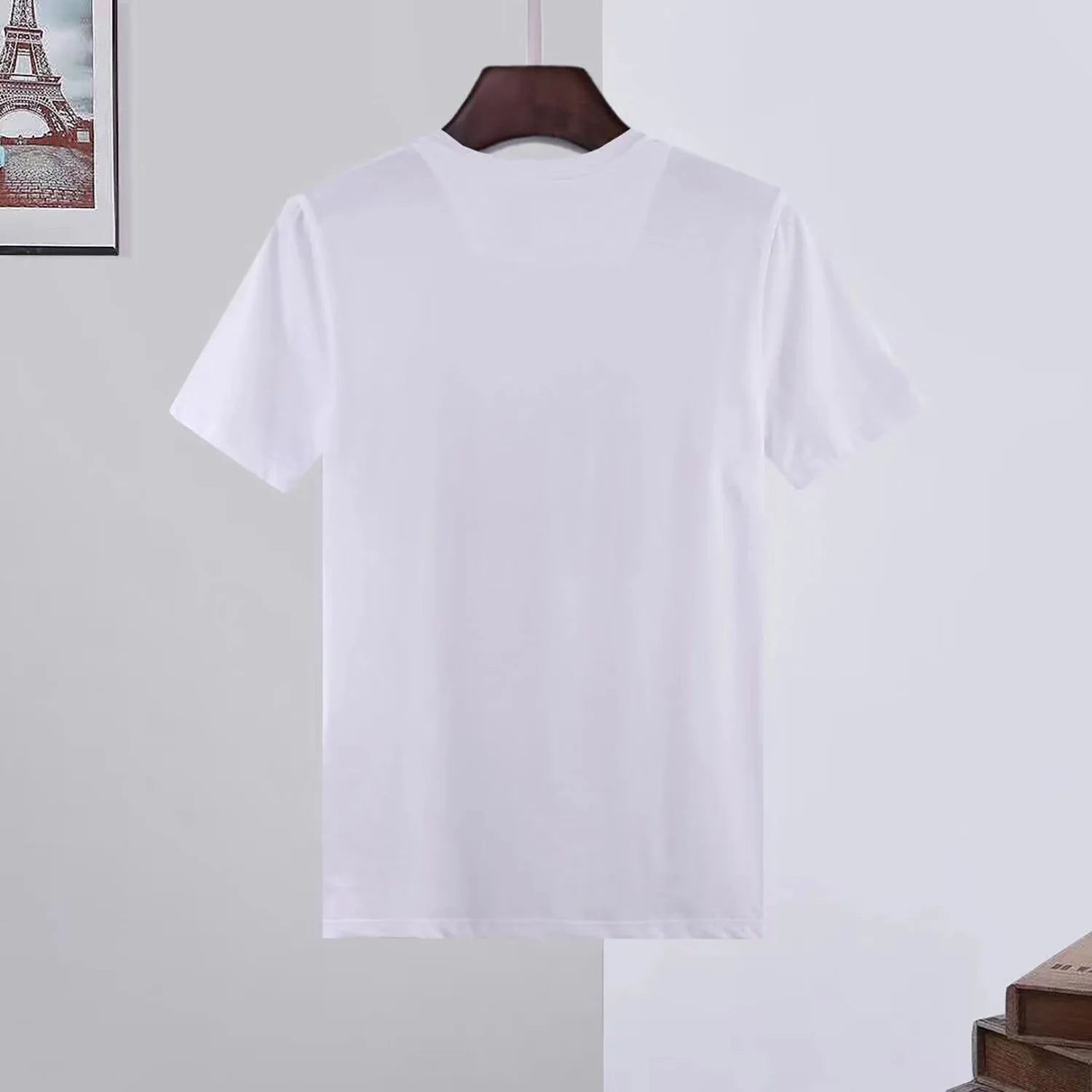 T-Shirt Unisexe Motif Skull Style Luxe Hip-Hop Col Rond Coton – CLEVI Paris