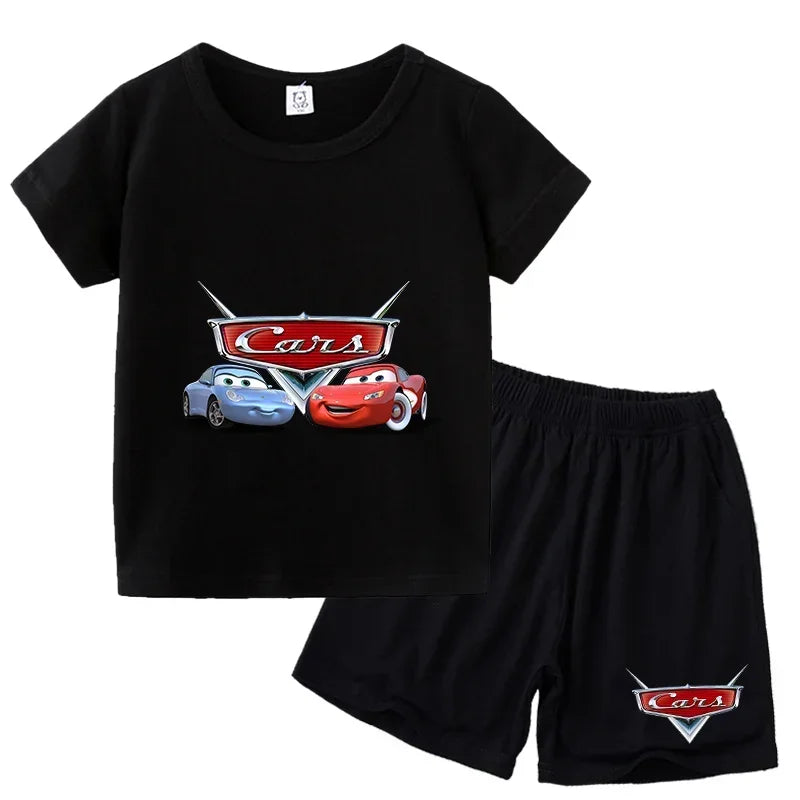 Ensemble enfant Cars T-shirt et short – CLEVI Paris